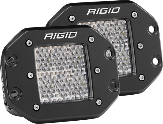 Diffused Flush Mount Pair D-Series Pro RIGID Industries - Default Title