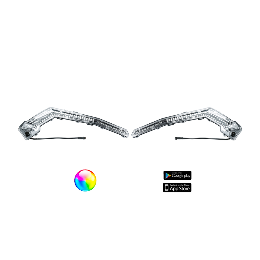 187 Style Rock Lights w/ Control Harness