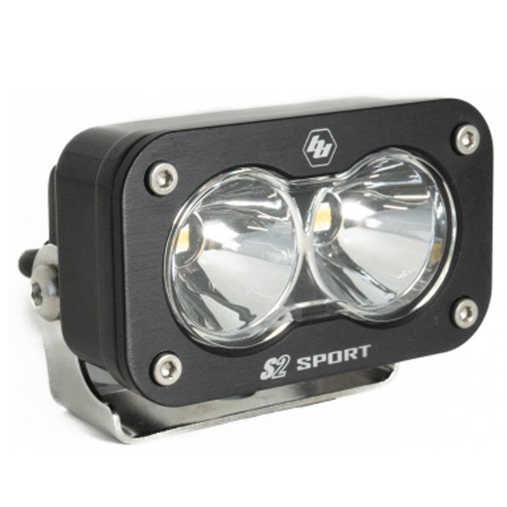 LED Work Light Clear Lens Spot Pattern Each S2 Sport Baja Designs - 540001