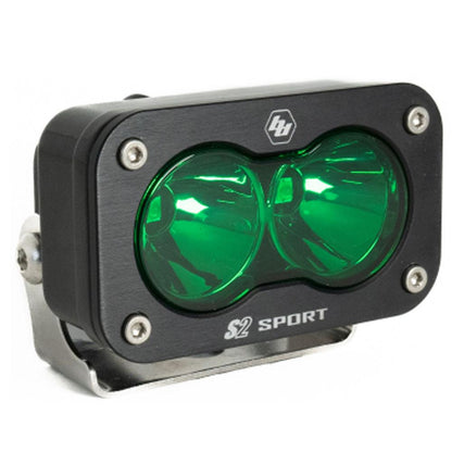 LED Work Light Green Lens Spot Pattern S2 Sport Baja Designs - 540001GR
