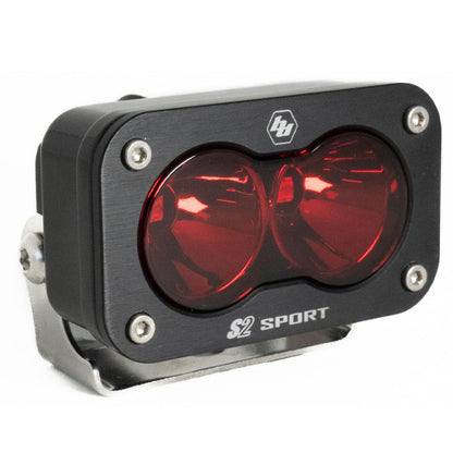 LED Work Light Red Lens Spot Pattern S2 Sport Baja Designs - 540001RD