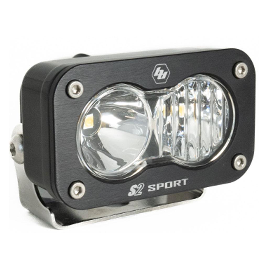 LED Work Light Clear Lens Driving Combo Pattern Each S2 Sport Baja Designs - 540003