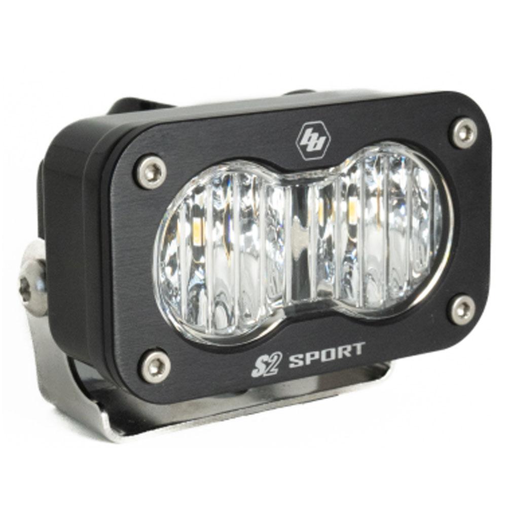 LED Work Light Clear Lens Wide Cornering Pattern Each S2 Sport Baja Designs - 540005