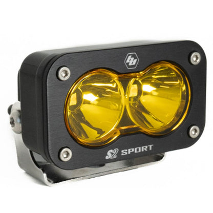 LED Work Light Baja Amber Lens Spot Pattern Each S2 Sport Baja Designs - 540011
