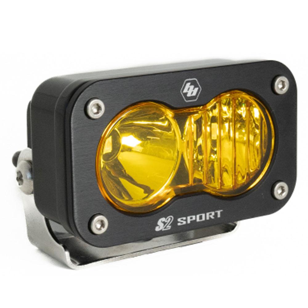 LED Work Light Baja Amber Lens Driving Combo Pattern Each S2 Sport Baja Designs - 540013