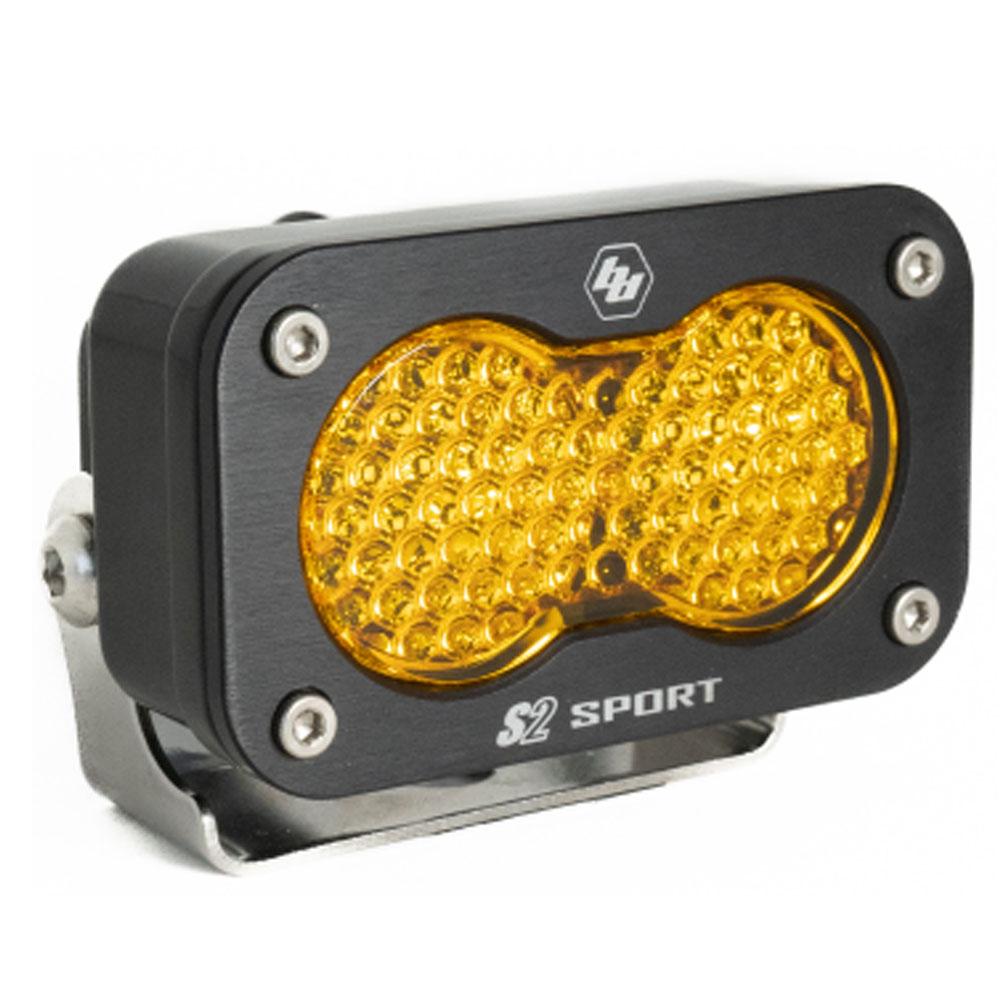 LED Work Light Baja Amber Lens Work/Scene Pattern Each S2 Sport Baja Designs - 540016