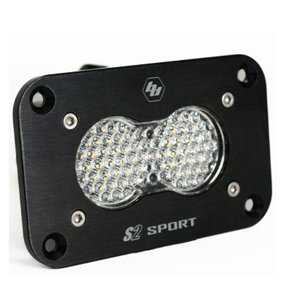 LED Work Light Clear Lens Work/Scene Pattern Flush Mount Each S2 Sport Baja Designs - 541006