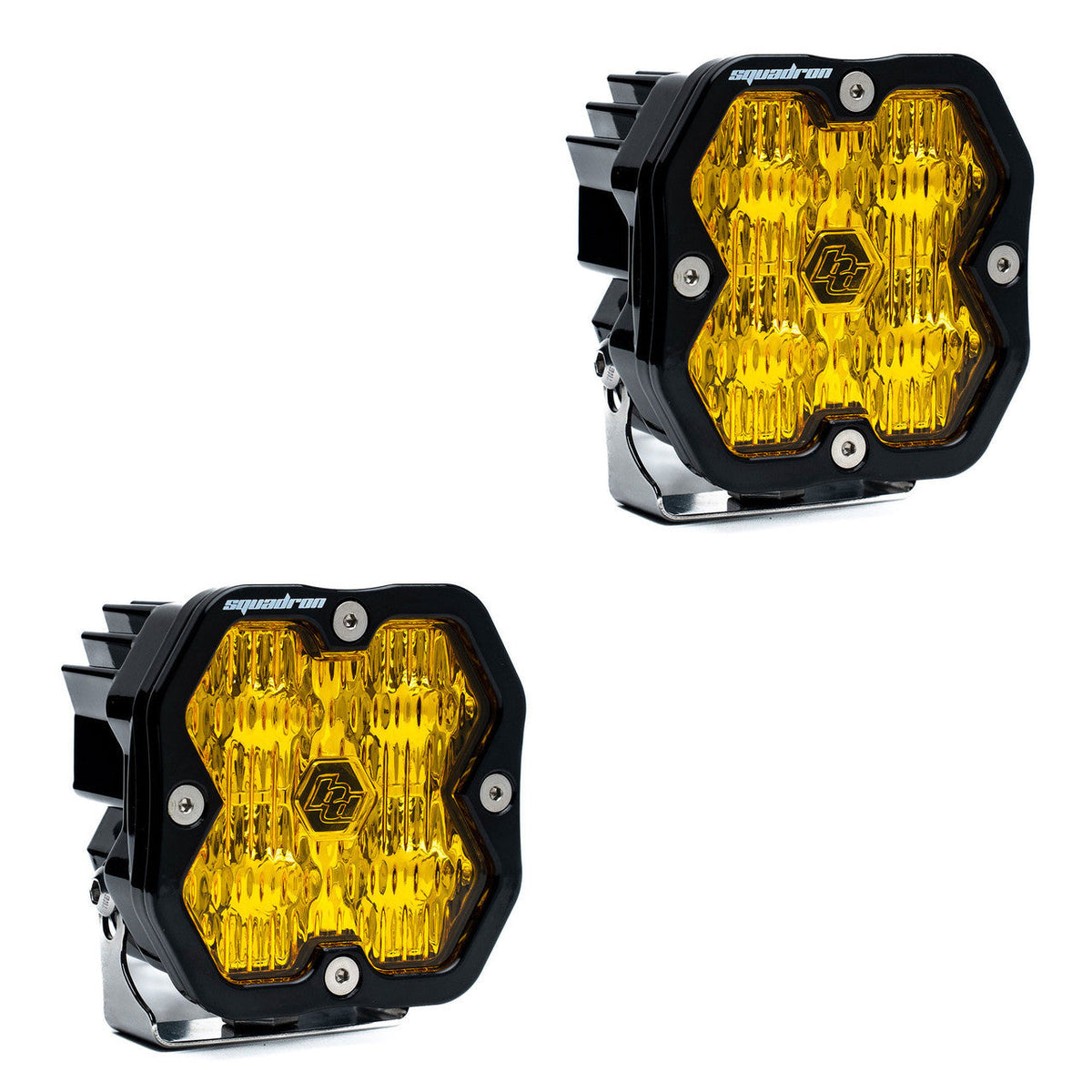 Baja Designs Squadron 2.0 Sport Black LED Auxiliary Light Pod Pair - Universal