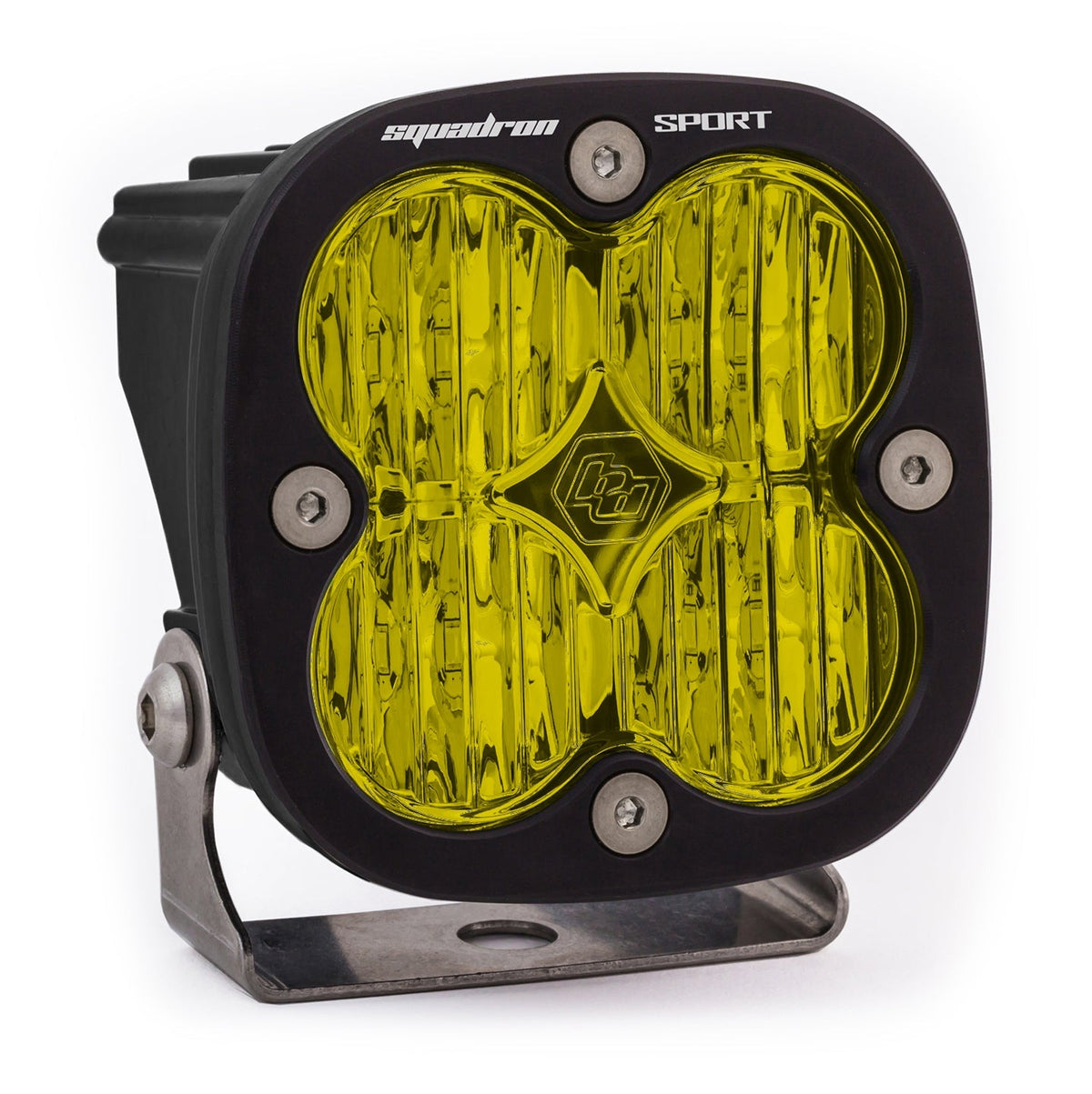 LED Light Pod Wide Cornering Pattern Baja Amber Black Squadron Sport Baja Designs - 550015
