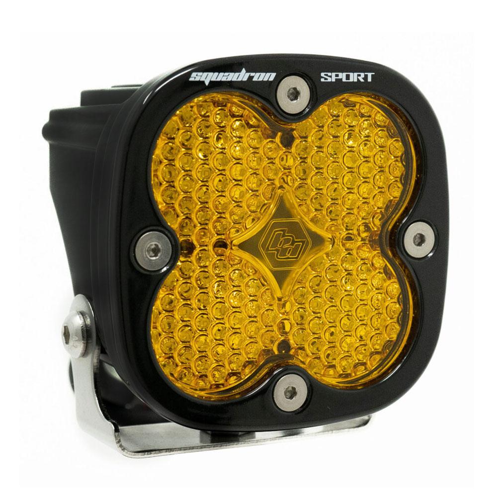 LED Light Pod Work/Scene Pattern Baja Amber Black Squadron Sport Baja Designs - 550016