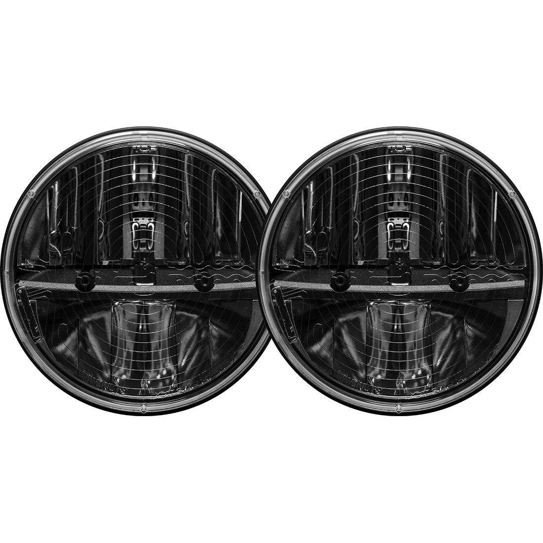 7 Inch Round Heated Headlight With H13 To H4 Adaptor Pair RIGID Industries - Default Title