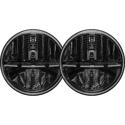 7 Inch Round Heated Headlight With H13 To H4 Adaptor Pair RIGID Industries - Default Title