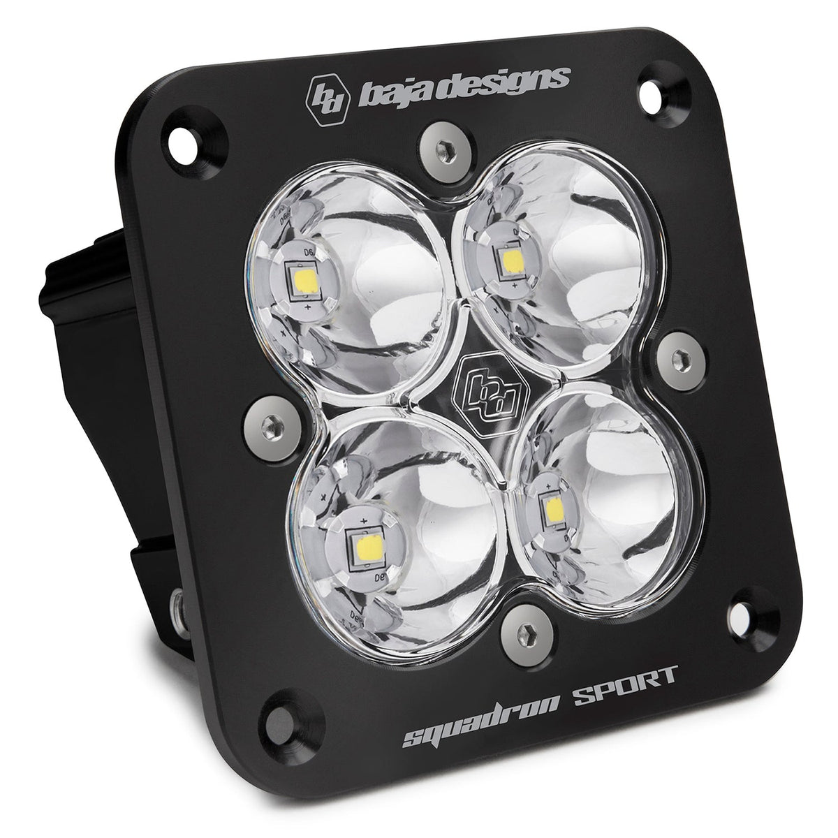 Flush Mount LED Spot Clear Black Squadron Sport Baja Designs - 551001