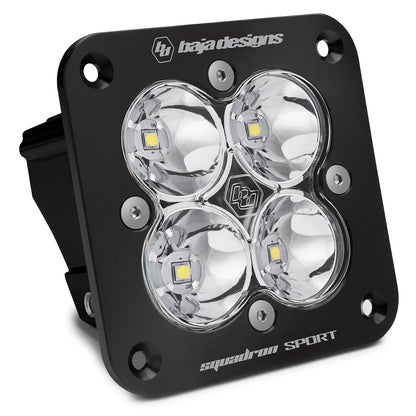 Flush Mount LED Spot Clear Black Squadron Sport Baja Designs - 551001