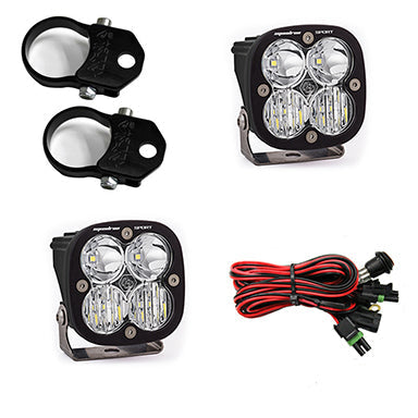 Polaris LED Light Pods 1.75 Inch Harness Vertical Mounts Kit Squadron Sport Baja Designs - 557107