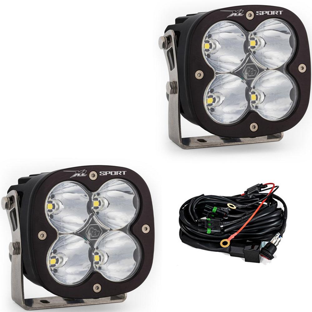 LED Light Pods High Speed Spot Pattern Pair XL Sport Series Baja Designs - 567801