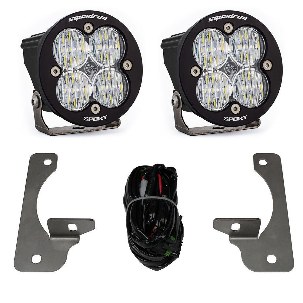 Jeep JK LED Light Kit 13-16 JK Rubicon X/10th Anne/Hard Rock Squadron-R Sport Baja Designs - 587523