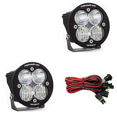 LED Light Pods Clear Lens Driving/Combo Pair Squadron R Sport Baja Designs - 587803