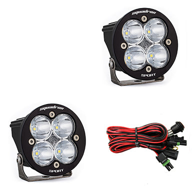 LED Light Pods Clear Lens Work/Scene Pair Squadron R Sport Baja Designs - 587806