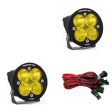 LED Light Pods Baja Amber Lens Driving/Combo Pair Squadron R Pro Baja Designs - 597813