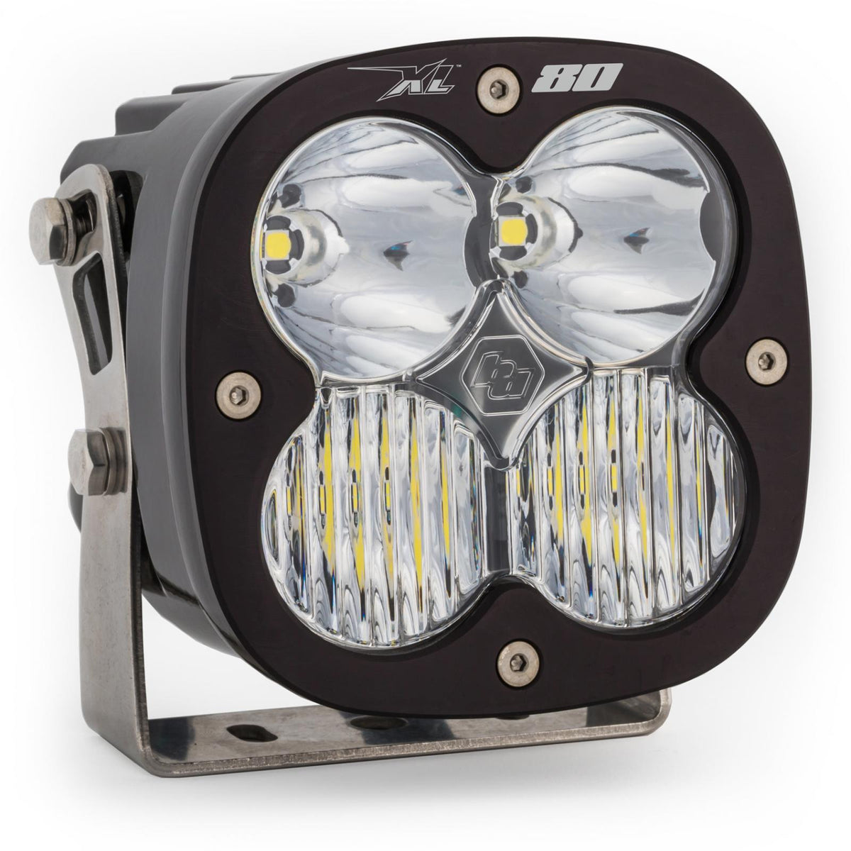 LED Light Pods Clear Lens Spot Each XL80 Driving/Combo Baja Designs - 670003