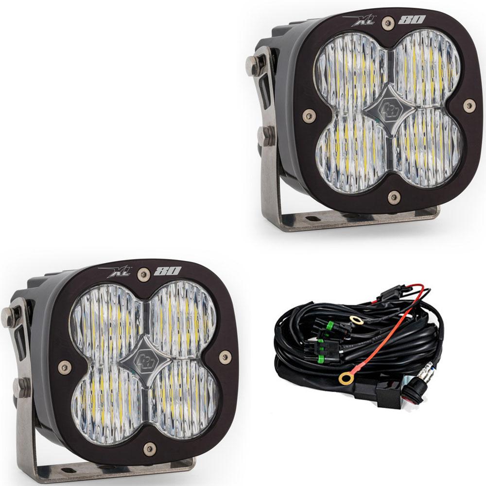 LED Light Pods Wide Cornering Pattern Pair XL80 Series Baja Designs - 677805