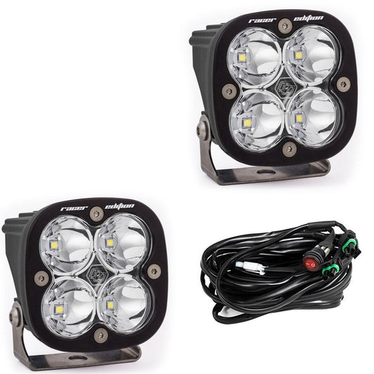LED Light Pods Clear Lens Spot Pair Squadron Racer Edition Baja Designs - 727801
