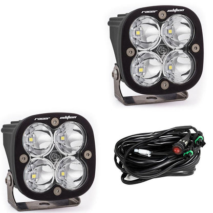 LED Light Pods Clear Lens Spot Pair Squadron Racer Edition Baja Designs - 727801