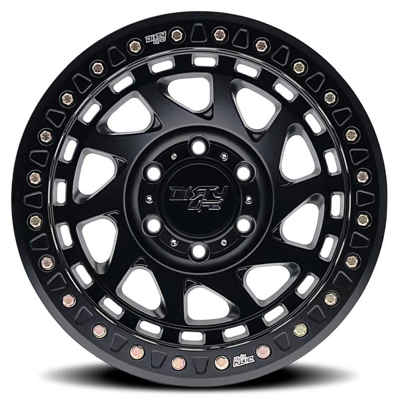 Dirty Life 9313 Enigma Race 17x9 / 5x127 BP / -12mm Offset / 78.1mm Hub Matte Black Wheel