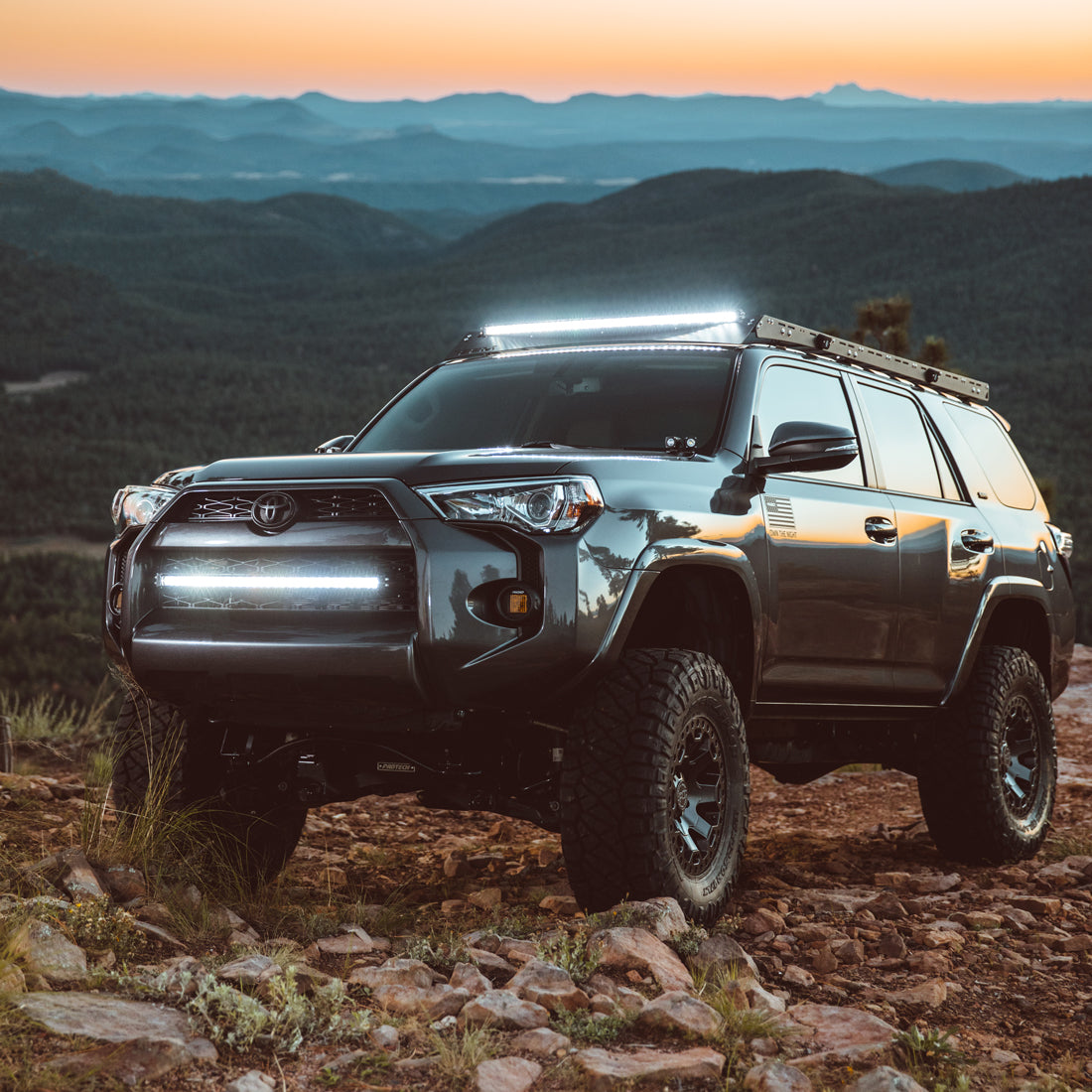 Rigid Industries LED Light Bar Single Row Curved White Spot RDS SR-Series