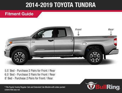 Flush Fit Retractable Tie-Down Anchors '14 -19 Toyota Tundra Regular Cab Extended Cab Bullring