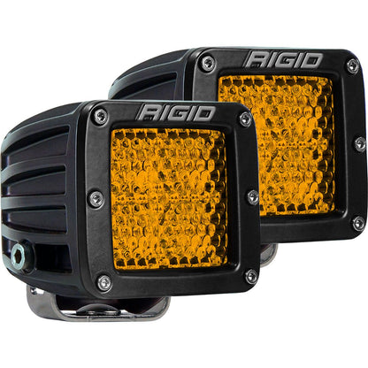 Diffused Rear Facing High/Low Surface Mount Yellow Pair D-Series Pro RIGID Industries - Default Title