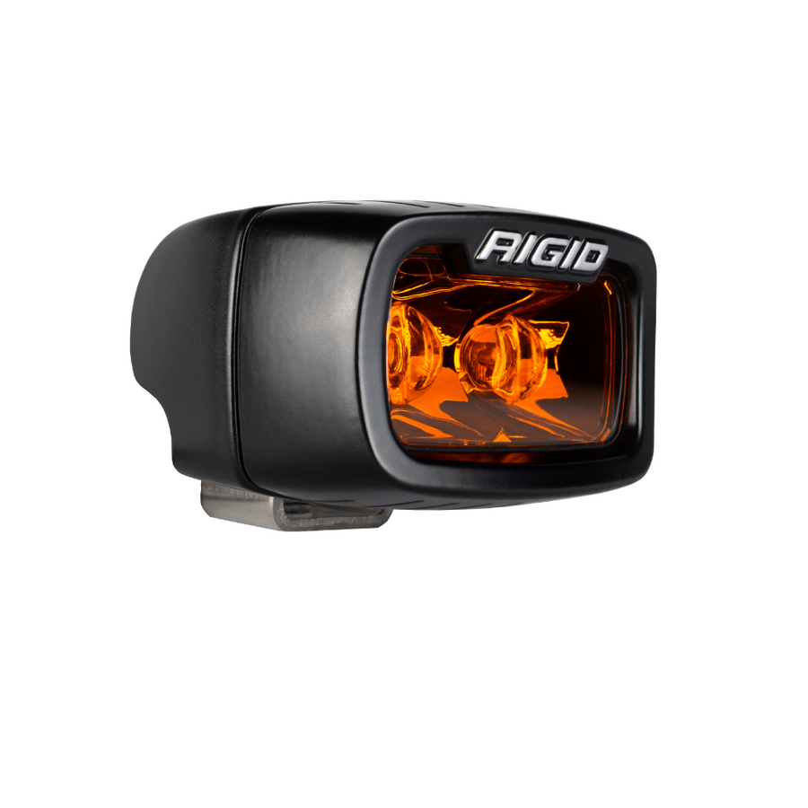 LED Light Pods SR-M AmberPRO Single Surface Mount Brackets  Hardware Wire Harness & Switch Black Cover Rigid Industries - Default Title