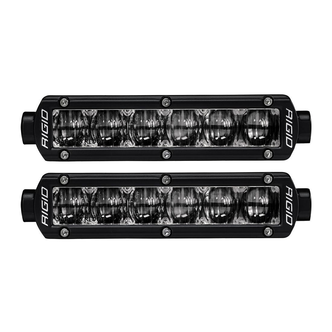 SAE 6 Inch Fog Light Pair SR-Series Pro RIGID Industries - Default Title