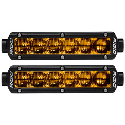 SAE J583 Compliant Selective Yellow Fog Light Pair Sr-Series Pro 6 Inch Street Legal Surface Mount Rigid Industries - Default Title