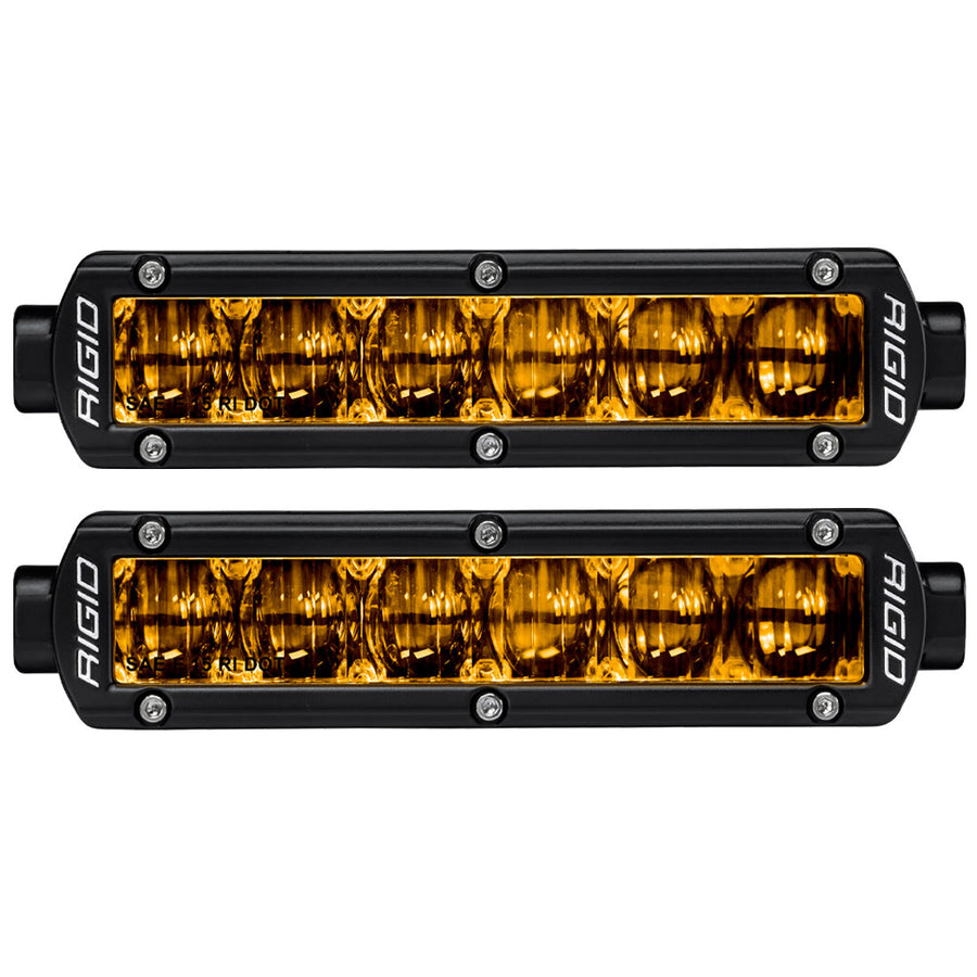 SAE J583 Compliant Selective Yellow Fog Light Pair Sr-Series Pro 6 Inch Street Legal Surface Mount Rigid Industries - Default Title