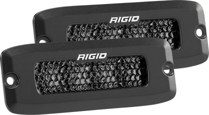 Spot Diffused Midnight Flush Mount Pair SR-Q Pro RIGID Industries - Default Title