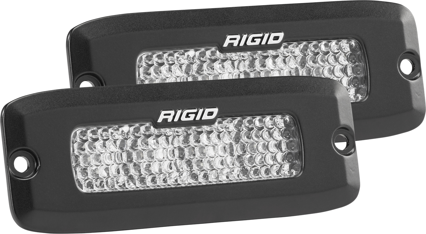 Driving Diffused Black Flush Mount Pair SR-Q Pro RIGID Industries - Default Title