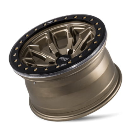 Dirty Life 9303 DT-1 17x9 / 8x170 BP / -12mm Offset / 130.8mm Hub Satin Gold Wheel - Beadlock