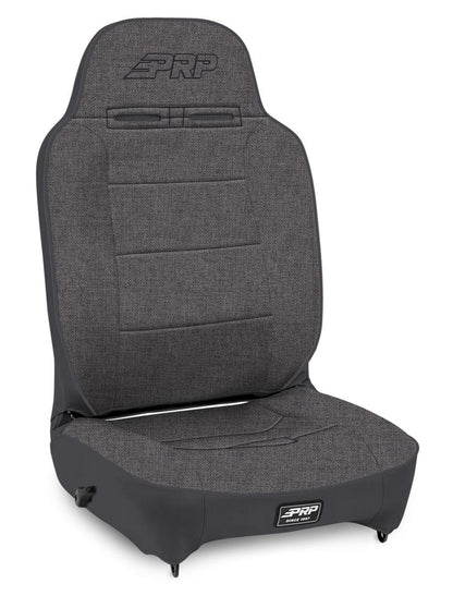 Enduro High Back Reclining Suspension Seat Passenger Side All Black PRP Seats