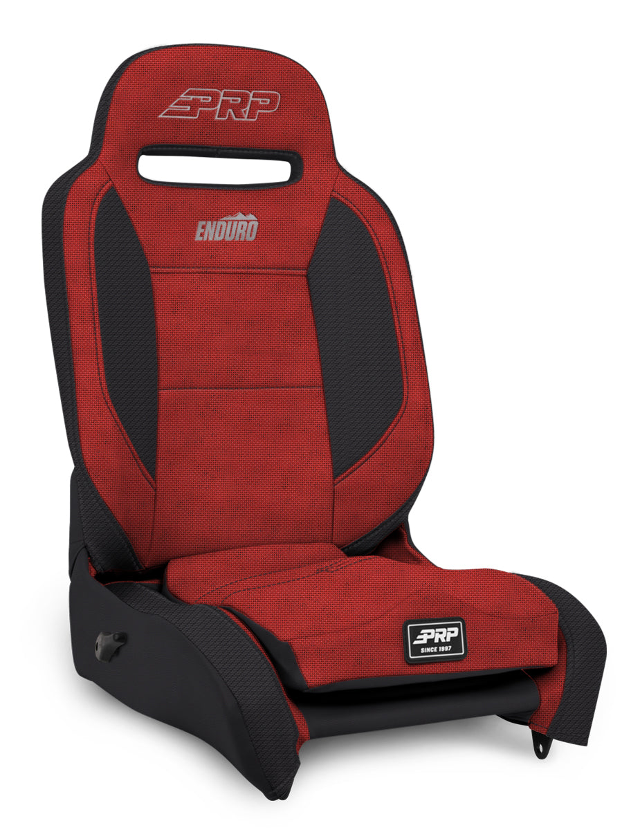 Enduro High Back Reclining Suspension Seat Passenger Side All Black