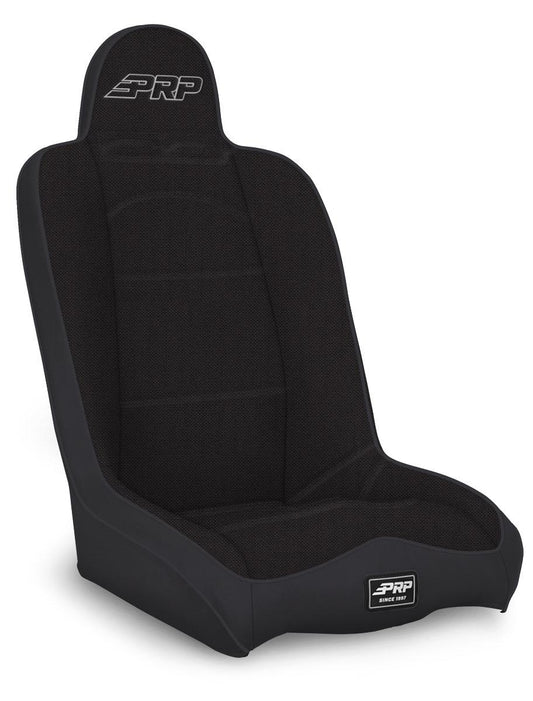 Daily Driver High Back Suspension Seat Tweed - Black and Orange