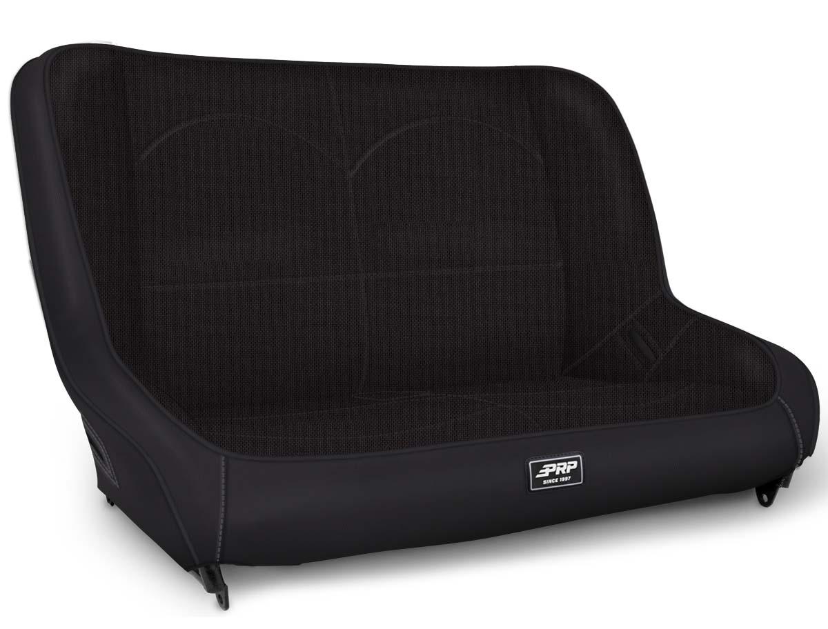 Low Back Rear Bench for Jeep JKU/JLU - Black