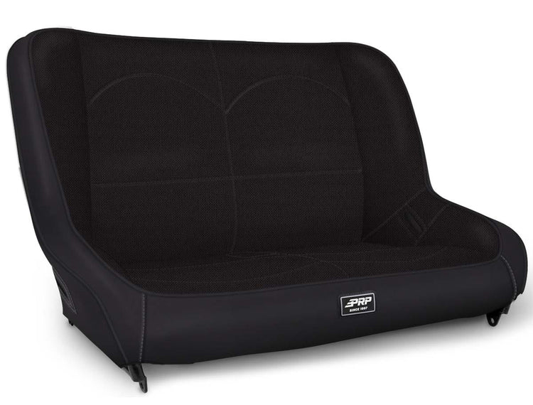Low Back Rear Bench for Jeep JKU/JLU - Black