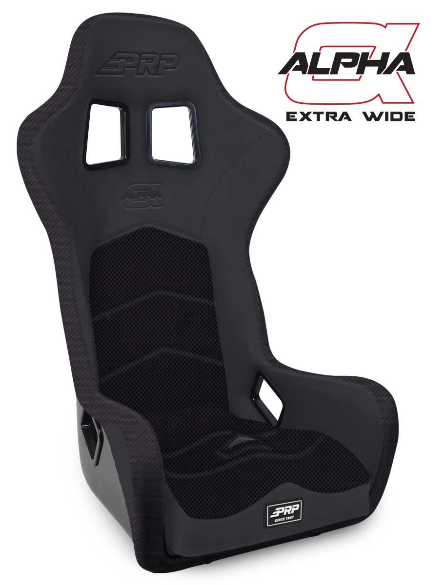 Alpha Composite Seat Extra Wide - Black