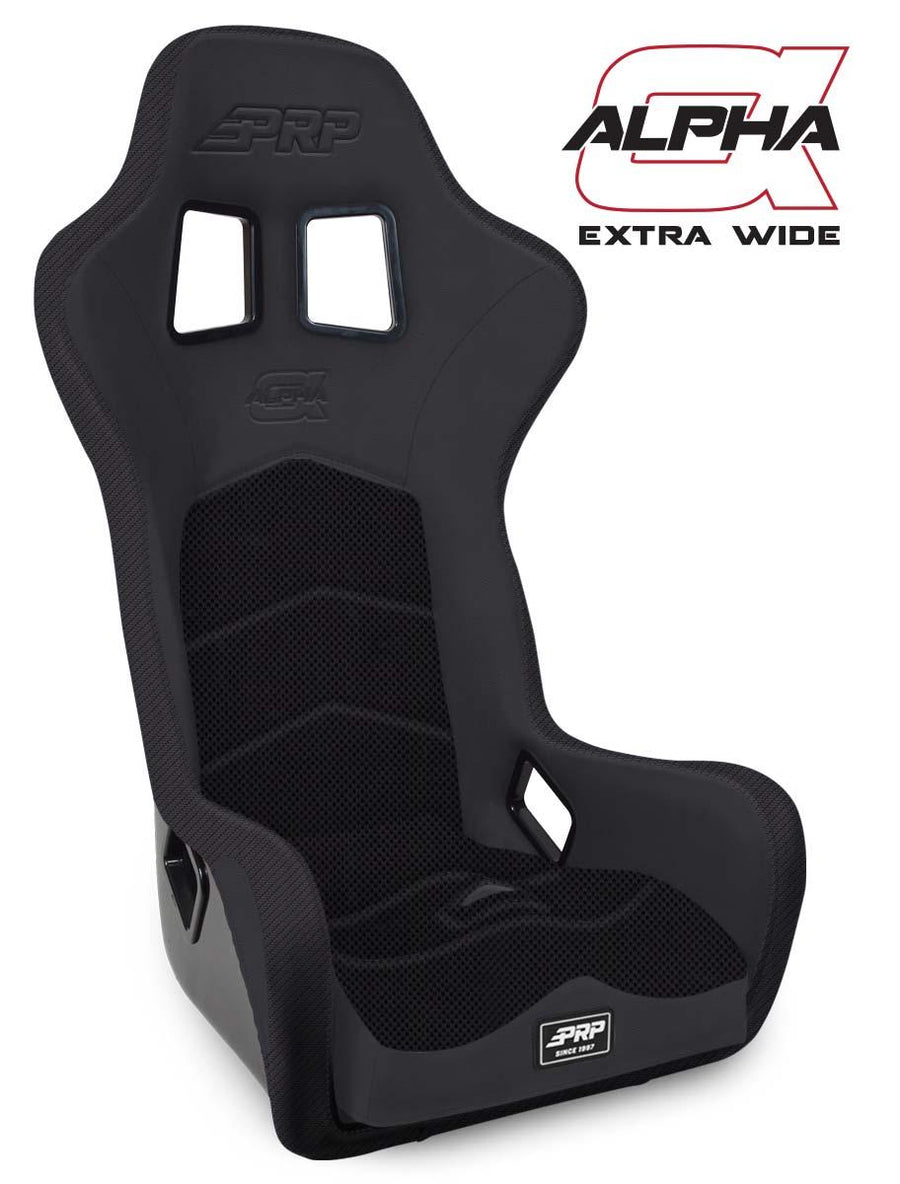 Alpha Composite Seat Extra Wide - Black