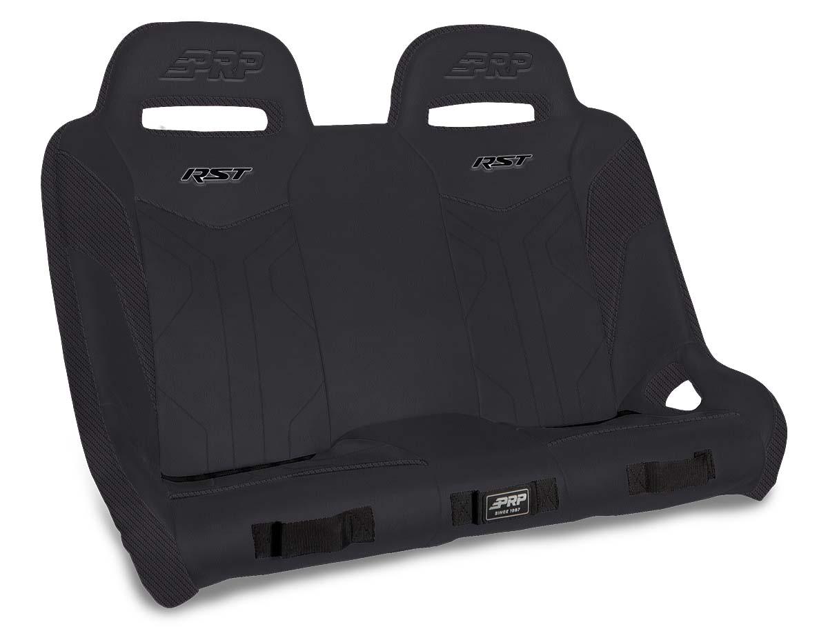 RST Quick Release Rear Suspension Bench Seat for Polaris RZR PRO XP4 PRO R4 Turbo R4 - Black