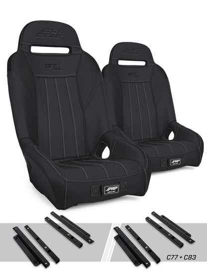 GT/S.E. Suspension Seats Kit for Polaris General RZR S 900 900 Trail Trail XP 1000 Turbo Turbo S RS1 Pair PRP Seats