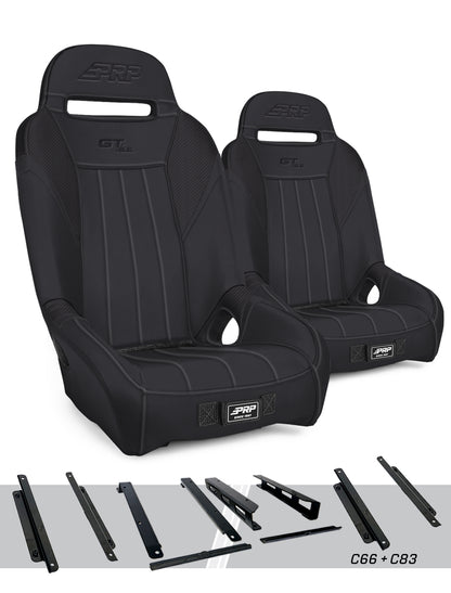 GT/S.E. Suspension Seats Mount & Slider Kit for Can-Am Maverick X3 & Maverick R Pair PRP Seats