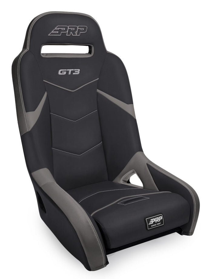 GT3 Suspension Seat Black and Gray PRP Seats